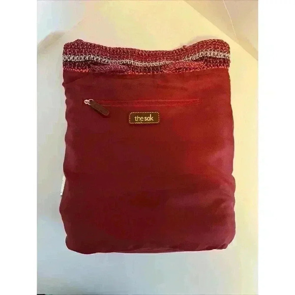 🌈 The Sak Vintage Crochet Boho Striped Crossbody Bag - Picture 8 of 16